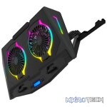 Laptop Cooling Pad 17.0" 2 x 120mm Fan RGB 6 Level - LCP172 - Image 3
